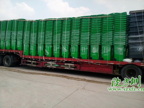 欣方圳塑料環(huán)保垃圾桶，天津市場銷量倍增