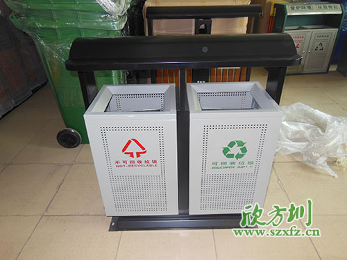 貴陽物業(yè)戶外鋼板沖孔垃圾桶，客戶的二次選擇。