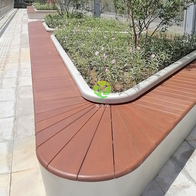 不銹鋼花池坐凳美化深圳前?？缃止珗@G9天橋城市戶外景觀